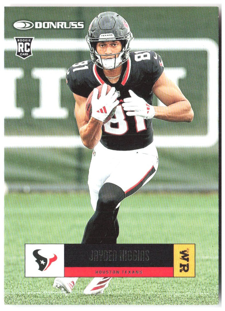 Jayden Higgins Donruss - Retro 2005 R05-JYH 2025 Houston Texans