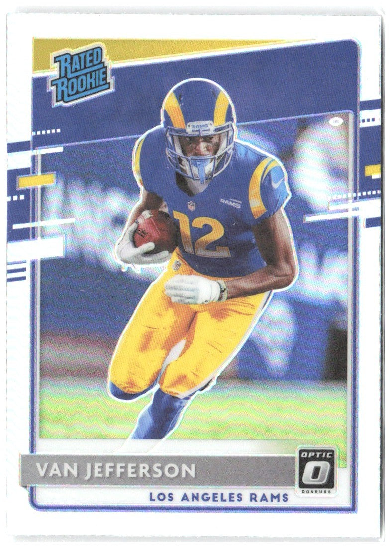 Van Jefferson Donruss Optic - Holo 176 2020 Los Angeles Rams