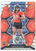 Greg Dulcich Panini Mosaic - Mosaic Reactive Orange 359 2022 Denver Broncos
