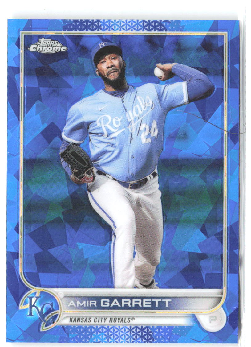 Amir Garrett Topps Chrome Update Sapphire Edition US211 2022 Kansas City Royals