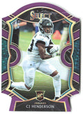 CJ Henderson Panini Select - Purple Prizm Die Cut 89 2020 Jacksonville Jaguars