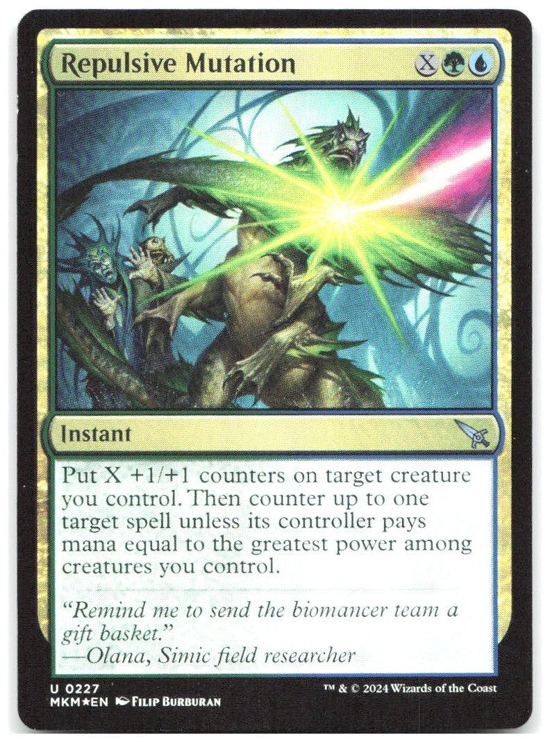Repulsive Mutation Foil U Murders at Karlov Manor 227 NM Filip Burburan