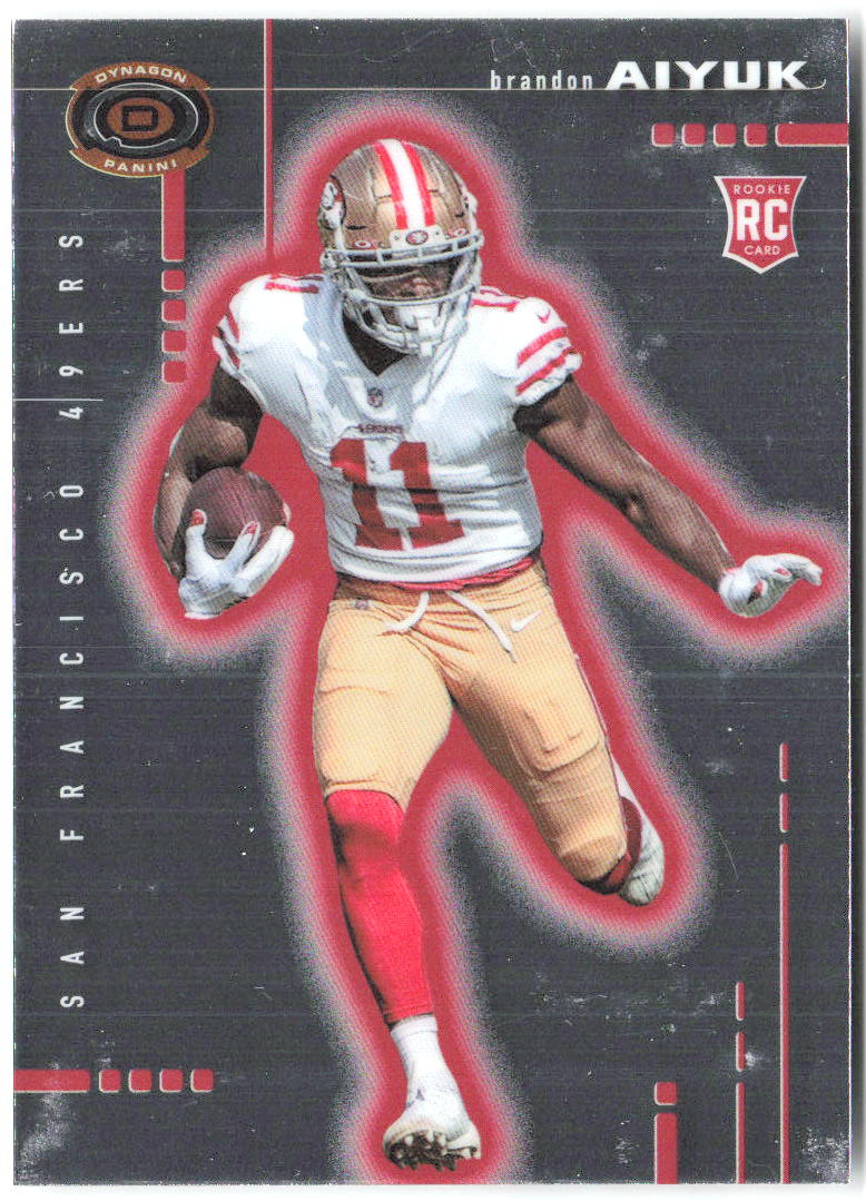 Brandon Aiyuk Panini Chronicles - Dynagon Rookies D-14 2020 San Francisco 49ers