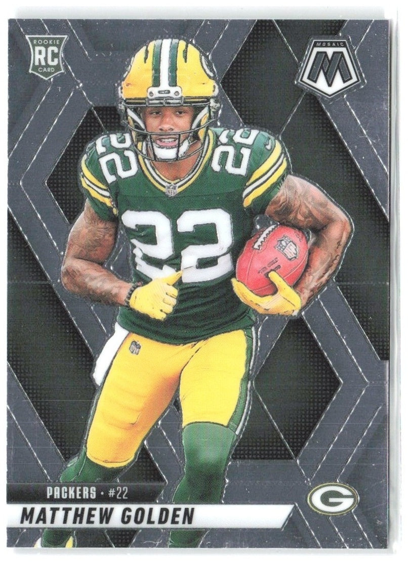 Matthew Golden Panini Mosaic 323 2025 Green Bay Packers RC