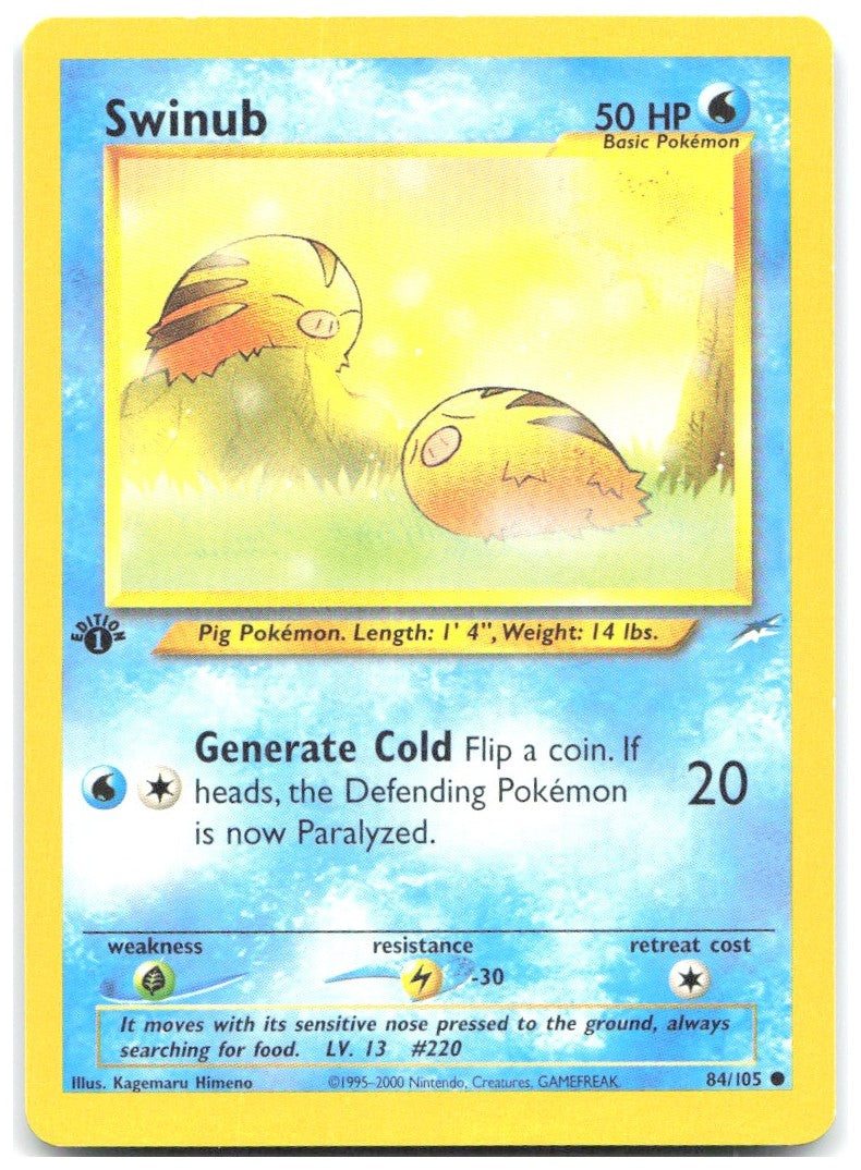 Swinub 1st Edition Common Neo Destiny 084/105 NM Kagemaru Himeno