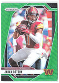 Jahan Dotson Panini Prizm - Green 290 2024 Washington Commanders