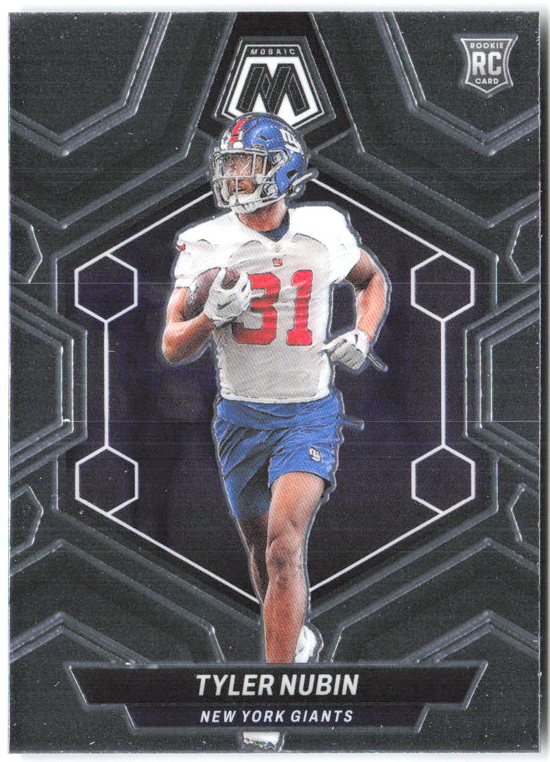 Tyler Nubin Panini Mosaic 346 2024 New York Giants RC