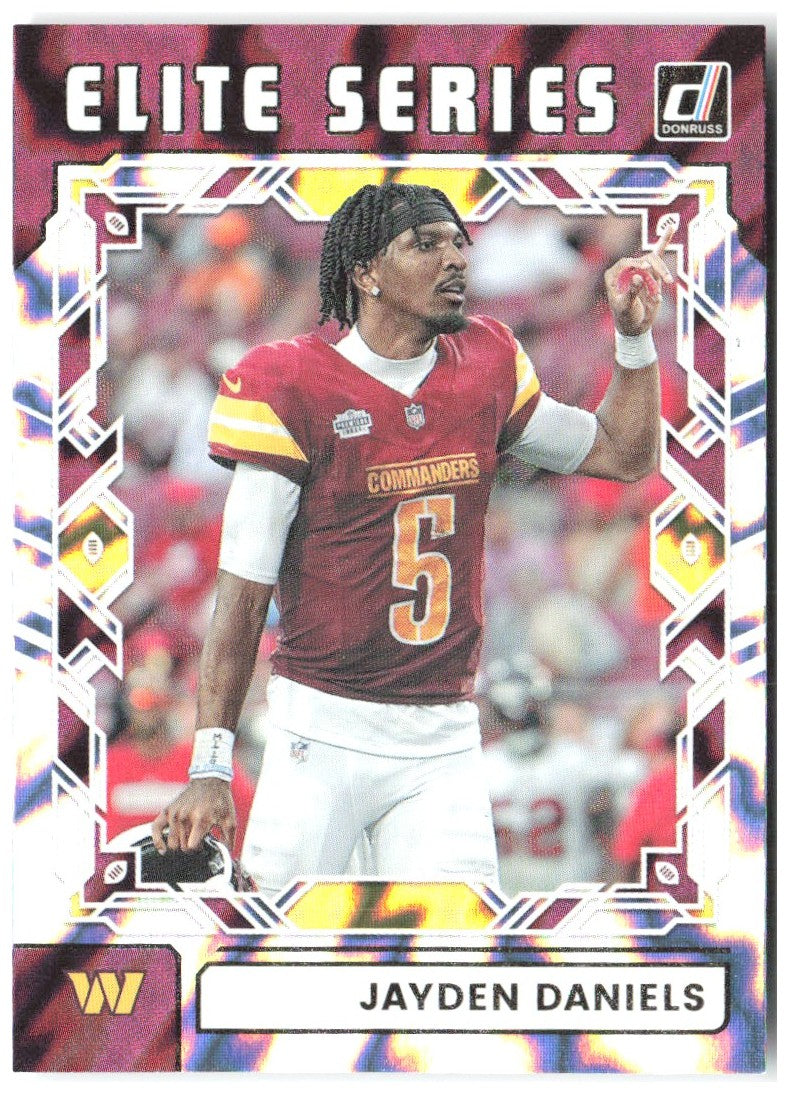 Jayden Daniels Donruss - The Elite Series TES-JDA 2025 Washington Commanders