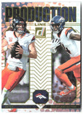 Bo Nix / Courtland Sutton Donruss - Production Line 15 2025 Denver Broncos