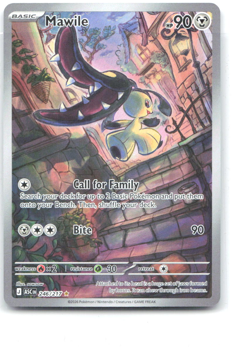 Mawile Holo Illustration Rare ME: Ascended Heroes 246/217 NM sowsow