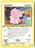 Snubbull 1st Edition Common Neo Genesis 074/111 NM Mitsuhiro Arita