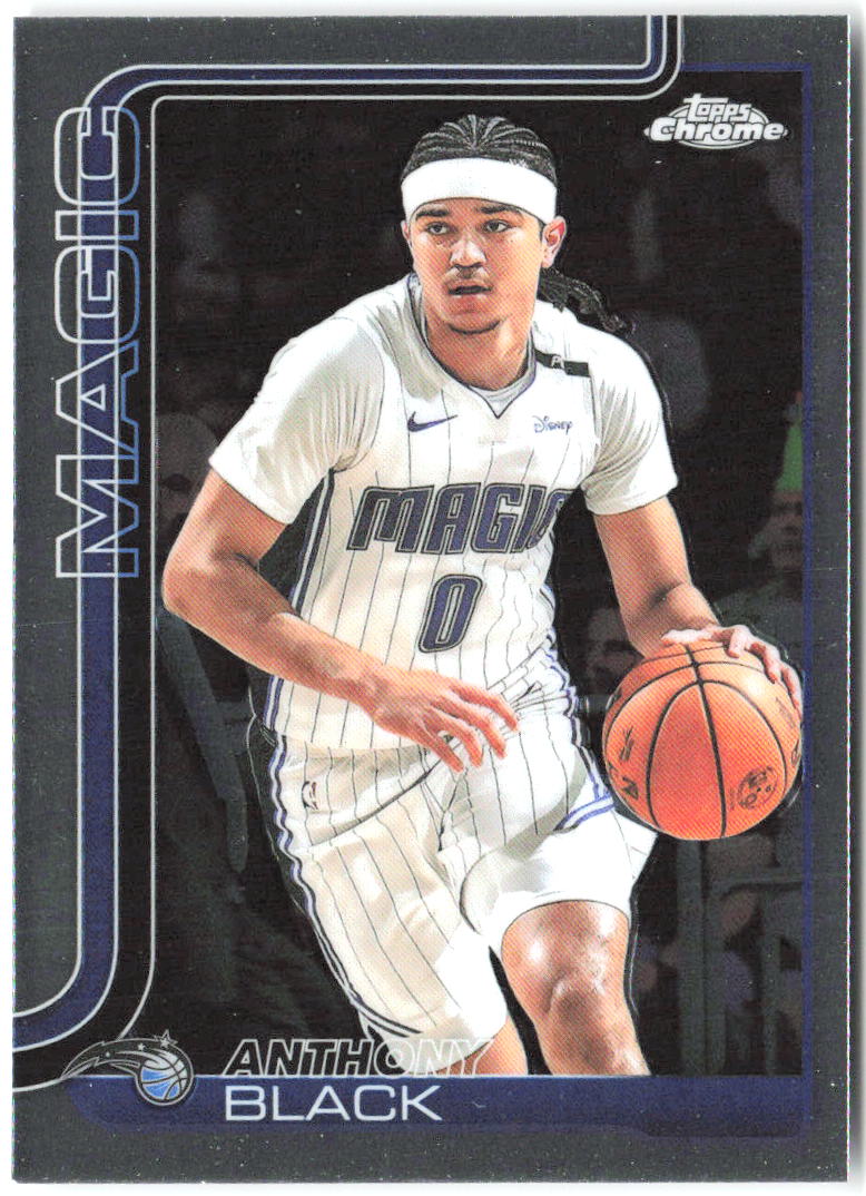 Anthony Black Topps Chrome 103 2025-26 Orlando Magic