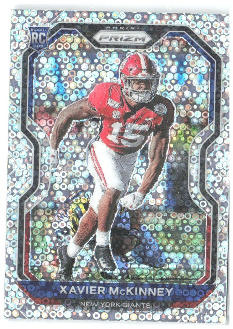 Xavier McKinney Panini Prizm - Prizm Disco 349 2020 New York Giants