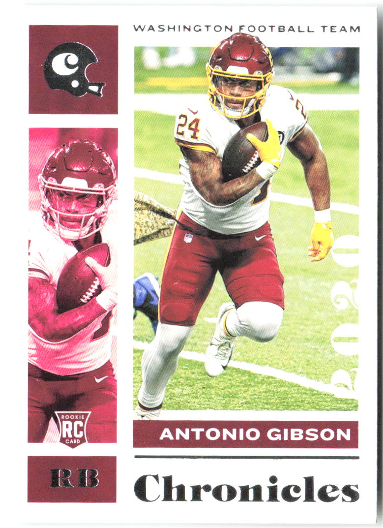 Antonio Gibson Panini Chronicles 100 2020 Washington Football Team RC