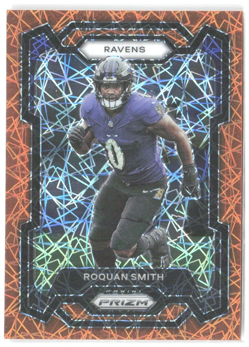 Roquan Smith Panini Prizm - Lazer 21 2023 Baltimore Ravens