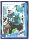 Kenneth Grant Donruss Optic - Purple Shock 216 2025 Miami Dolphins