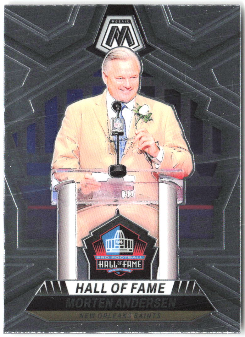 Morten Andersen Panini Mosaic 294 2024 New Orleans Saints