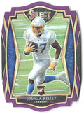Joshua Kelley Panini Select - Purple Prizm Die Cut 179 2020 Los Angeles Chargers