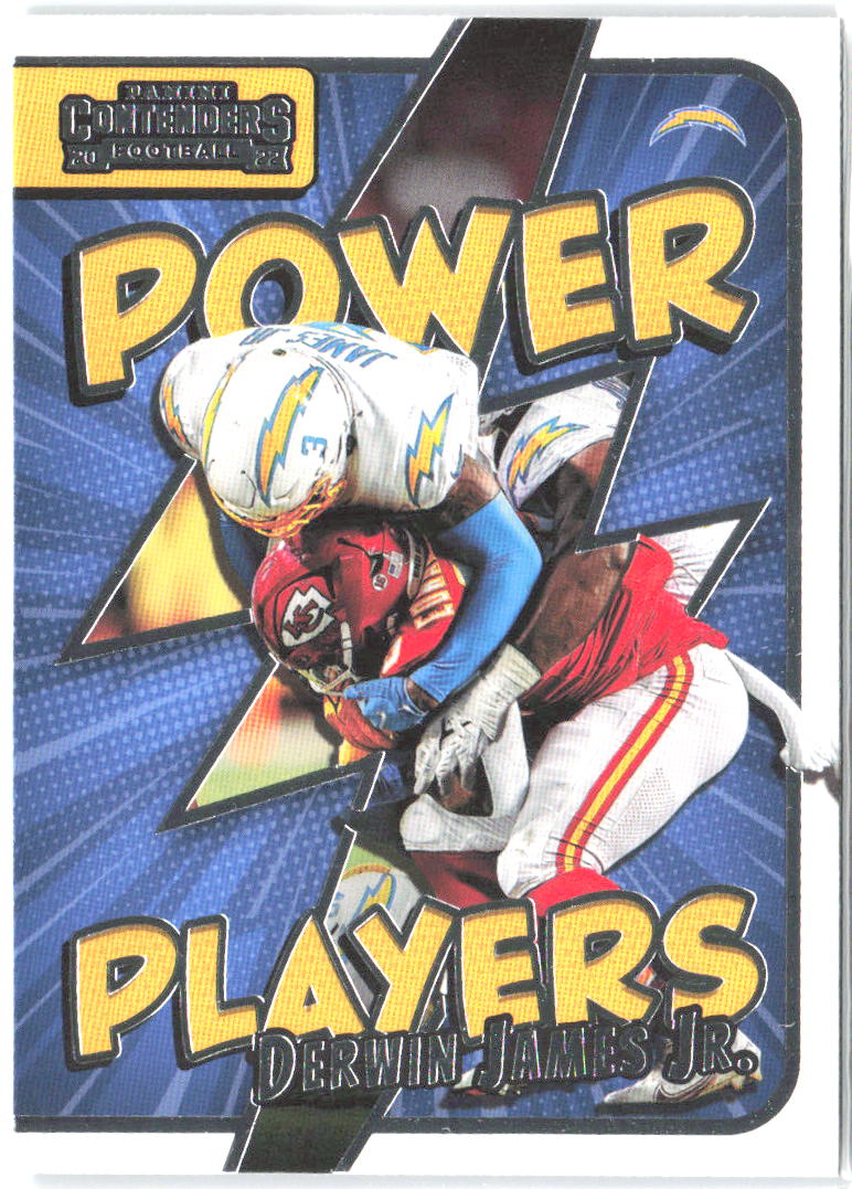 Derwin James Jr. Contenders - Power Players PWR-DJA 2022 Los Angeles Chargers