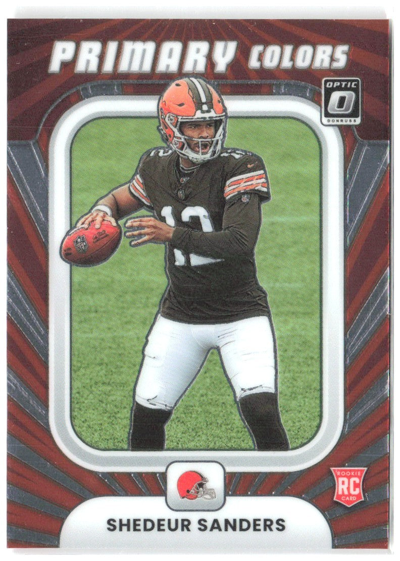 Shedeur Sanders Donruss Optic - Rookie Primary Colors 19 2025 Cleveland Browns