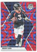 Drew Lock Panini Mosaic - Prizm Reactive Blue 66 2020 Denver Broncos
