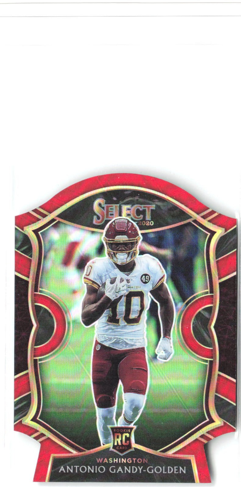 Antonio Gandy-Golden Panini Select - Red Prizm Die Cut 83 2020 Washington Football Team