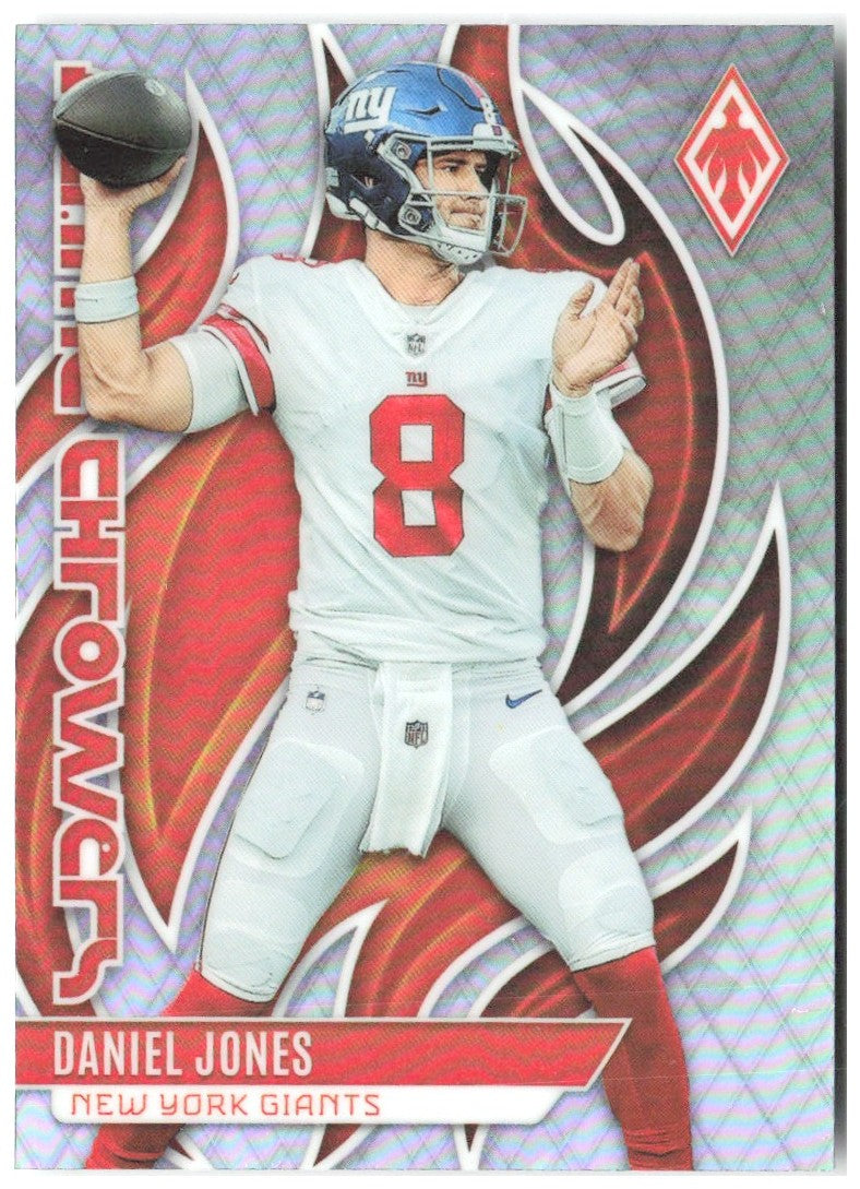 Daniel Jones Panini Phoenix - Flame Throwers FLA-10 2023 New York Giants