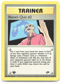 Blaine's Quiz #2 1st Edition Uncommon Gym Challenge 111/132 NM Ken Sugimori