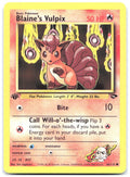 Blaine's Vulpix 1st Edition Common Gym Challenge 066/132 NM Ken Sugimori