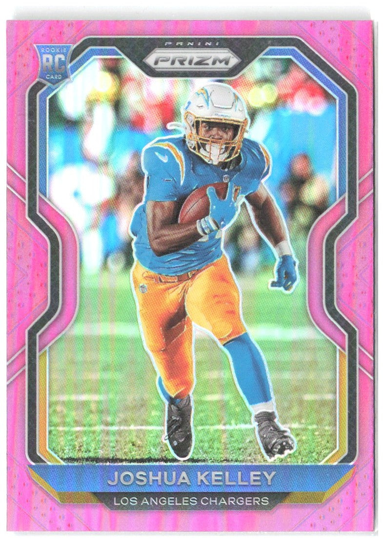 Joshua Kelley Panini Prizm - Prizm Pink 326 2020 Los Angeles Chargers
