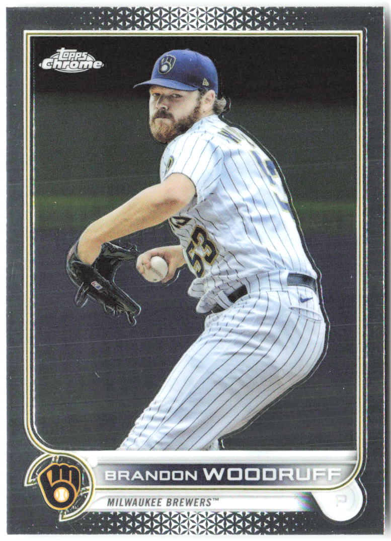Brandon Woodruff Topps Chrome 44 2022 Milwaukee Brewers