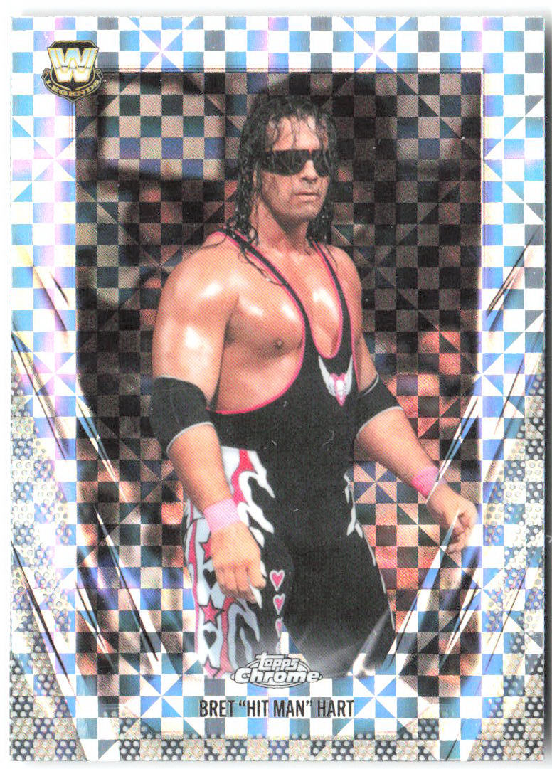 Bret "Hit Man" Hart Topps Chrome WWE - X-Fractor 30 2026