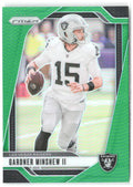 Gardner Minshew II Panini Prizm - Green 148 2024 Las Vegas Raiders