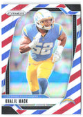 Khalil Mack Panini Prizm - Red White and Blue 162 2024 Los Angeles Chargers