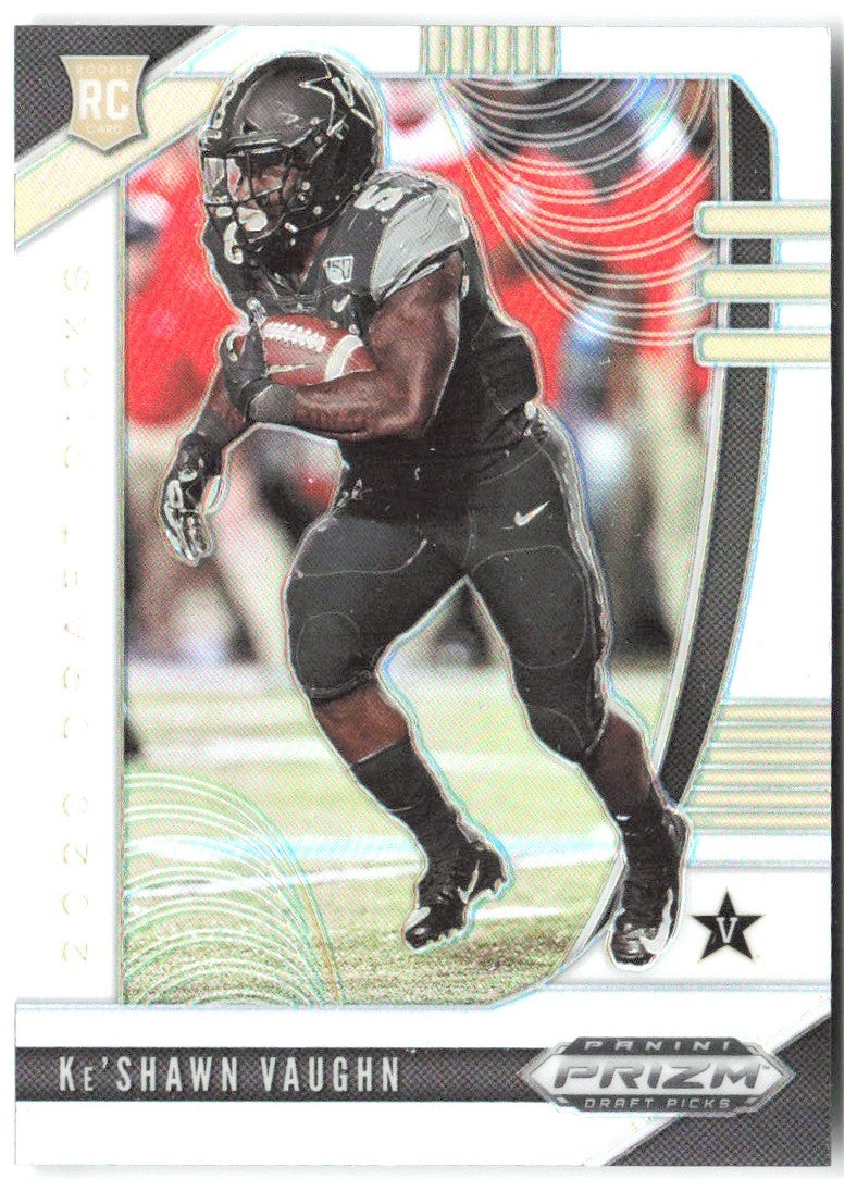 Ke'Shawn Vaughn Prizm Draft Picks - Prizms Silver 143 2020 Vanderbilt Commodores