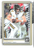 Derek Carr Donruss Optic 53 2025 New Orleans Saints