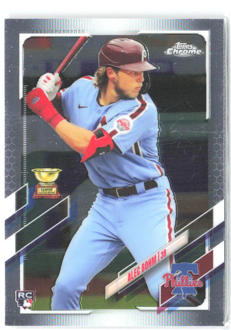 Alec Bohm Topps Chrome 119 2021 Philadelphia Phillies RC