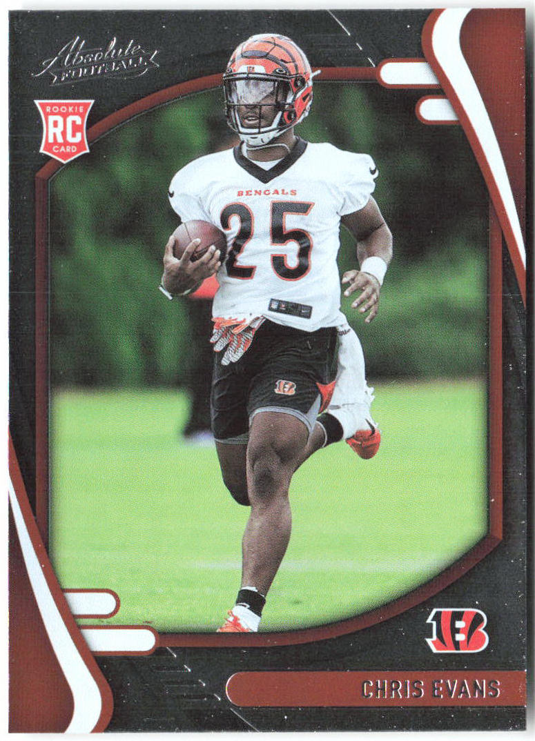 Chris Evans Panini Absolute - Retail 180 2021 Cincinnati Bengals RC