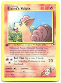 Blaine's Vulpix 1st Edition Common Gym Heroes 065/132 NM Ken Sugimori