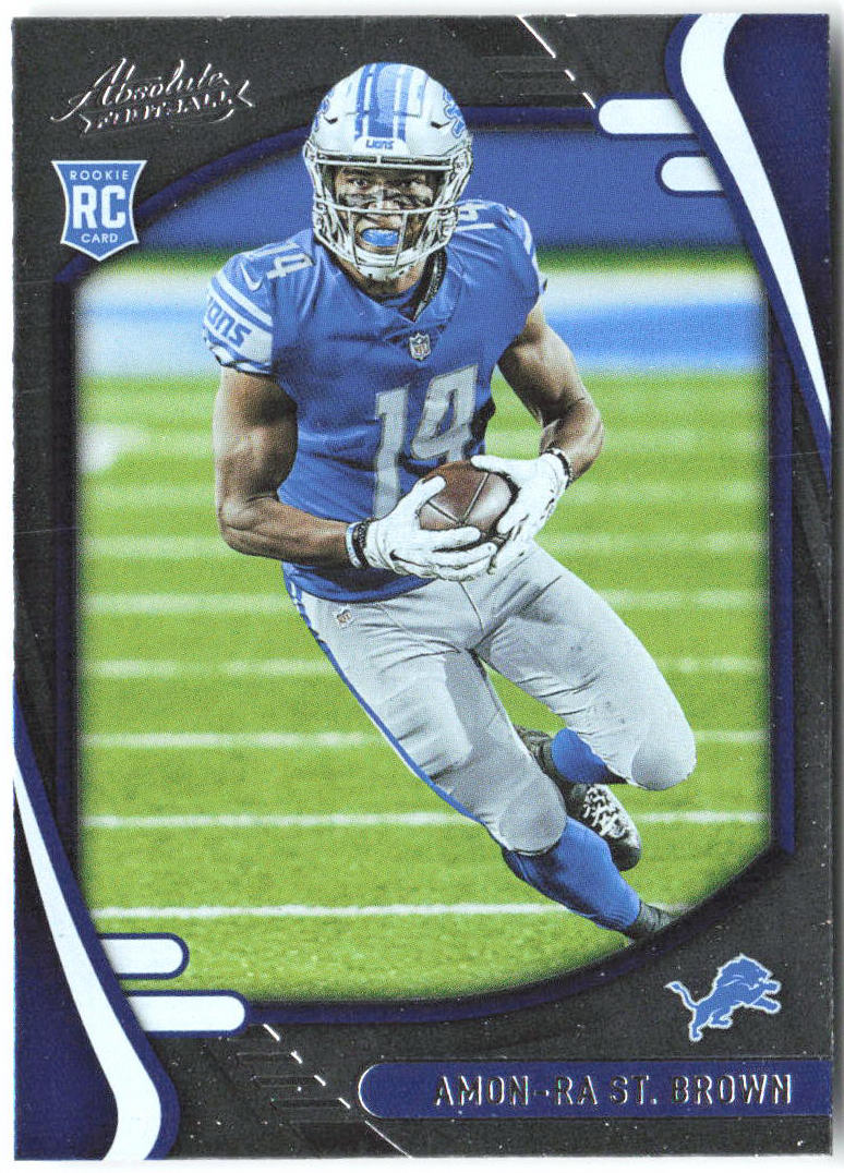 Amon-Ra St. Brown Panini Absolute - Retail 131 2021 Detroit Lions RC
