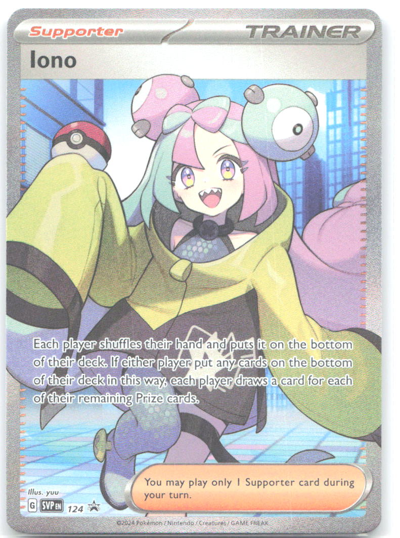Iono Holo Promo SV: Scarlet & Violet Promo Cards 124 NM kirisAki