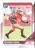 Brandon Aiyuk Donruss Optic - Holo 173 2024 San Francisco 49ers