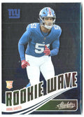 Abdul Carter Panini Absolute - Rookie Wave RW-ACR 2025 New York Giants