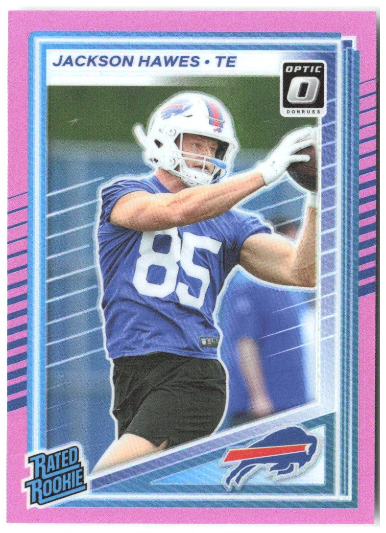 Jackson Hawes Donruss Optic - Pink 224 2025 Buffalo Bills