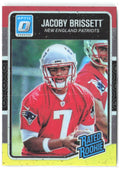 Jacoby Brissett Donruss Optic - Red and Yellow 170 2016 New England Patriots