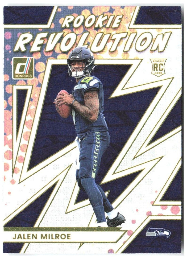 Jalen Milroe Donruss - Rookie Revolution 17 2025 Seattle Seahawks