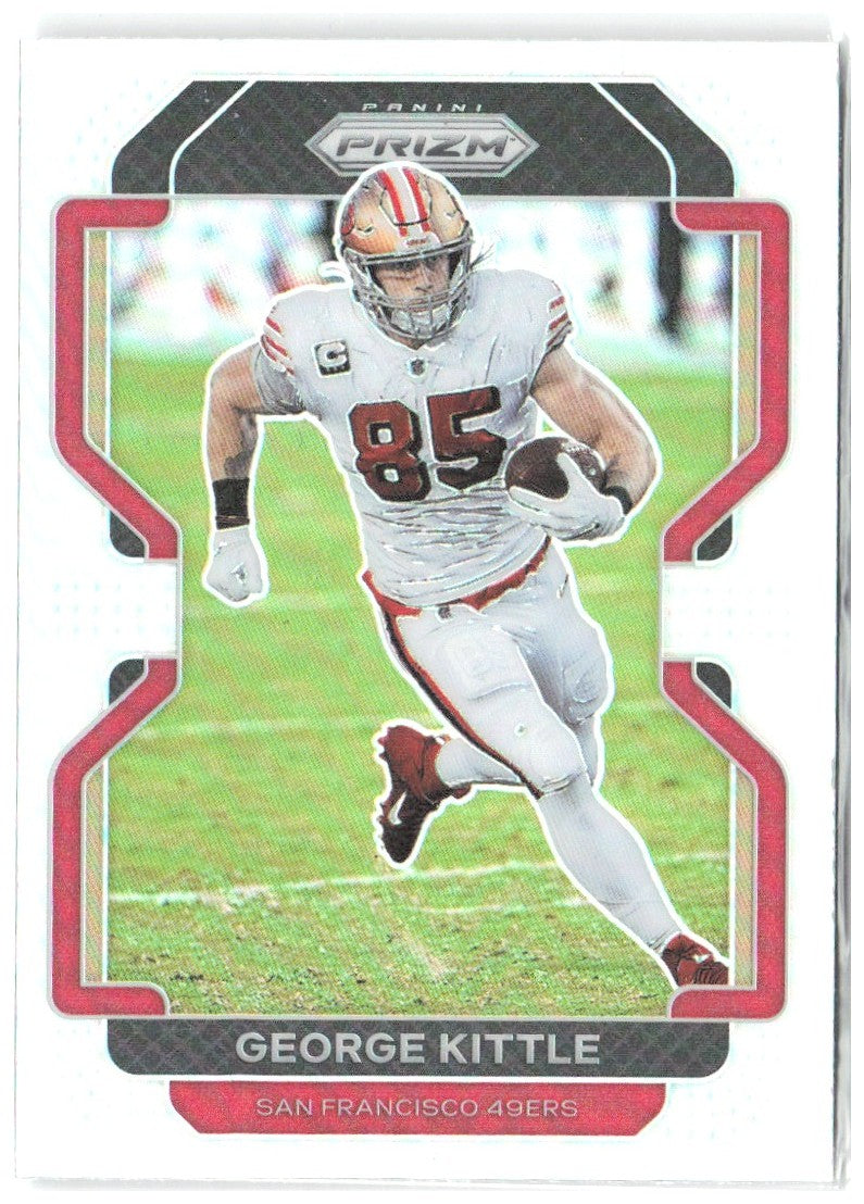George Kittle Panini Prizm - Silver 54 2021 San Francisco 49ers