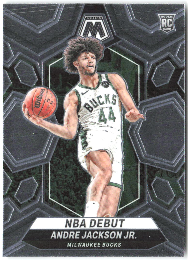 Andre Jackson Jr. Panini Mosaic - Silver 259 2023-24 Milwaukee Bucks