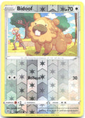 Bidoof Reverse Holo Common SWSH09: Brilliant Stars 120/172 NM Yusuke Ohmura