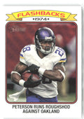 Adrian Peterson Topps Composite Football Flashbacks FF-17 2023 Minnesota Vikings